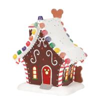 Disney Mickey''s Gingerbread House Light Up Figurine Extra Image 2 Preview